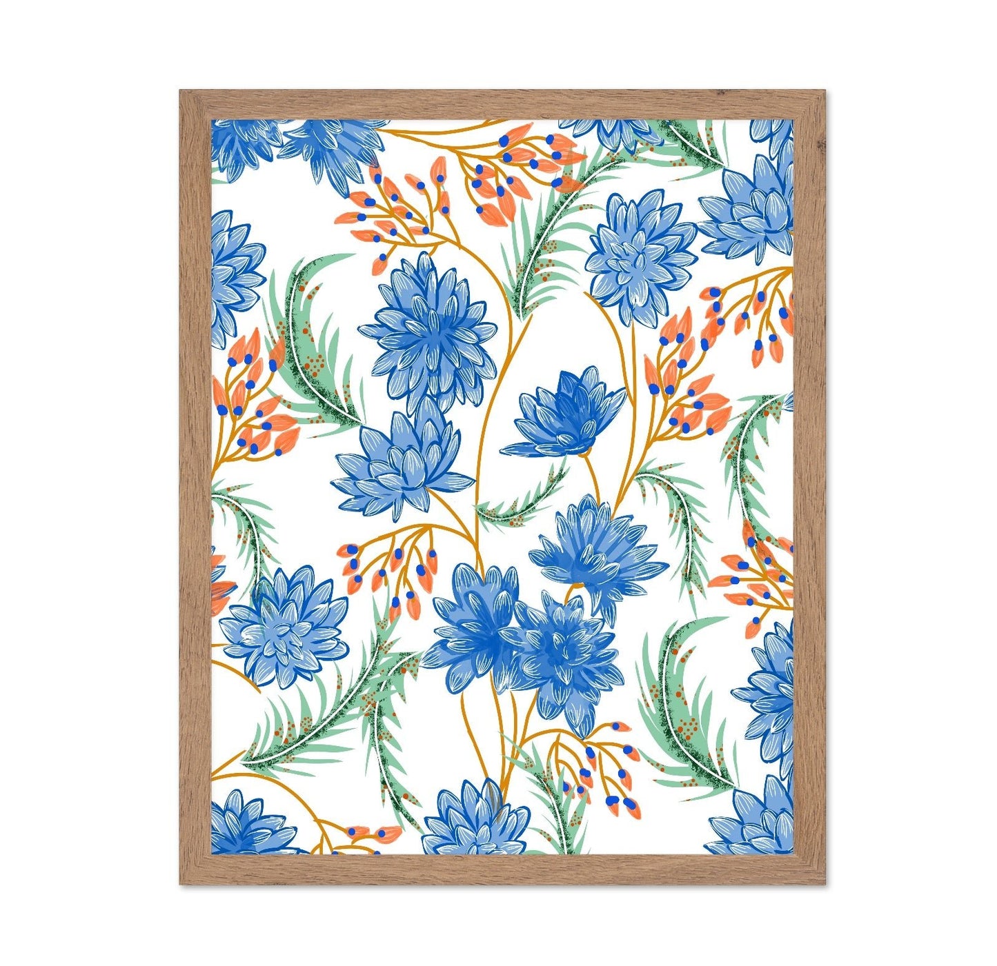 Blue Blossom Pattern