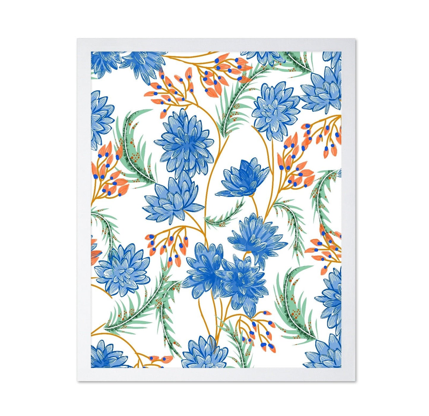 Blue Blossom Pattern