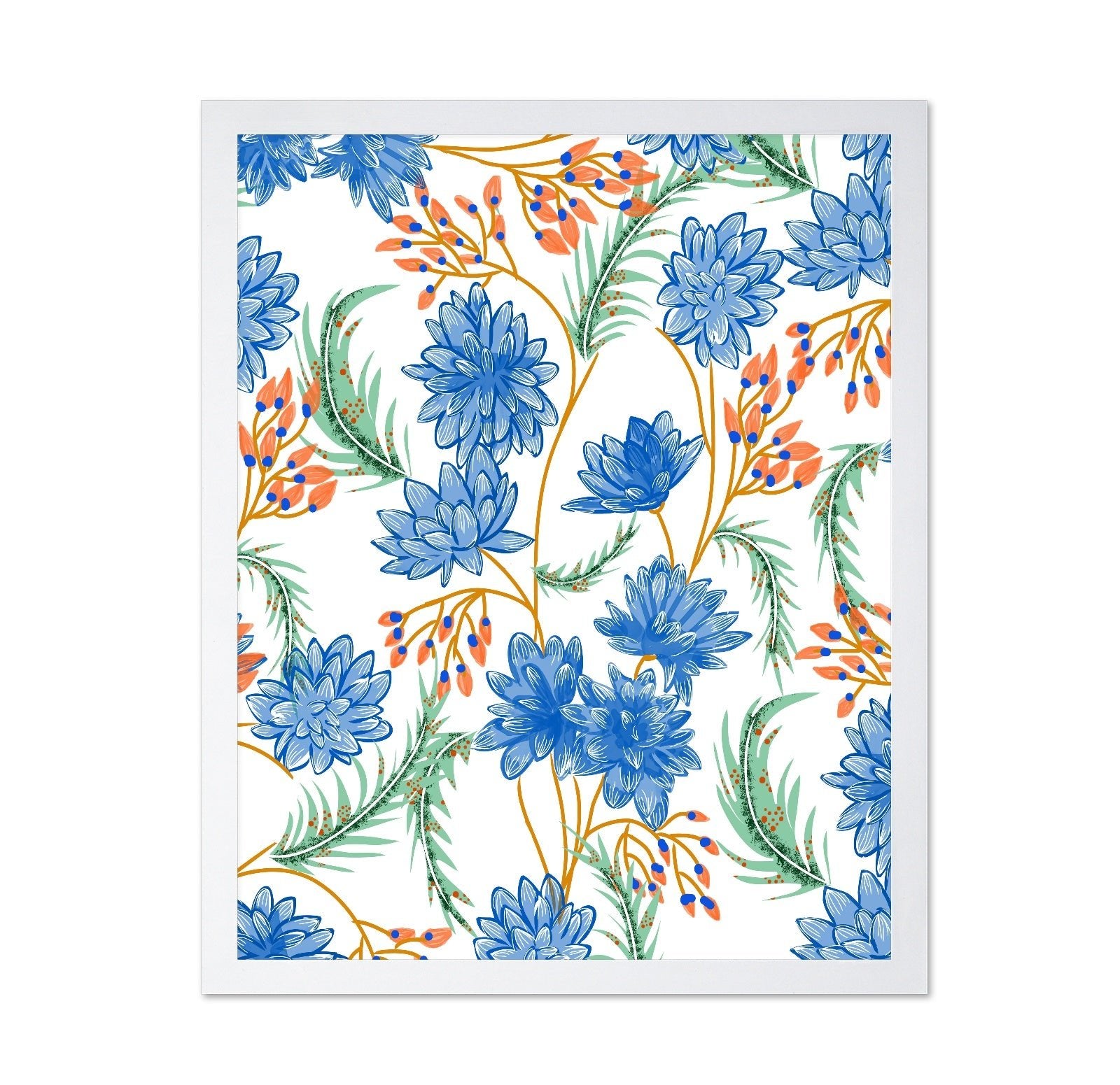 Blue Blossom Pattern