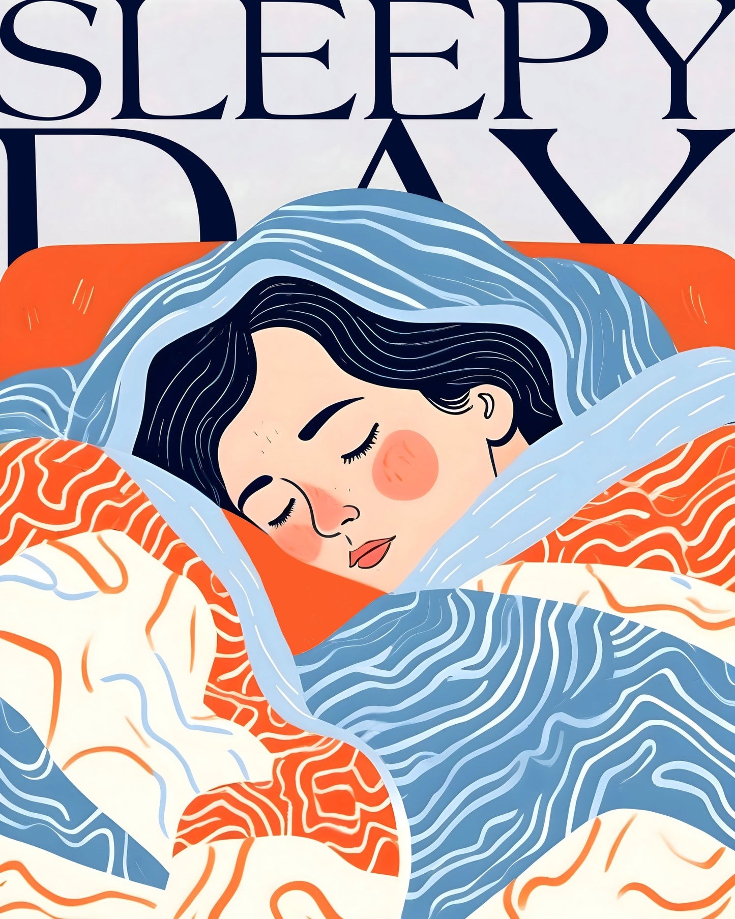 Sleepy Day Illustration
