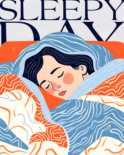 Sleepy Day Illustration