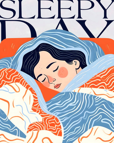 Sleepy Day Illustration