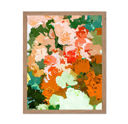 Earth Tone Floral Wash
