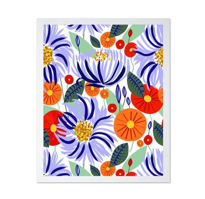 Bold Floral Garden Pattern