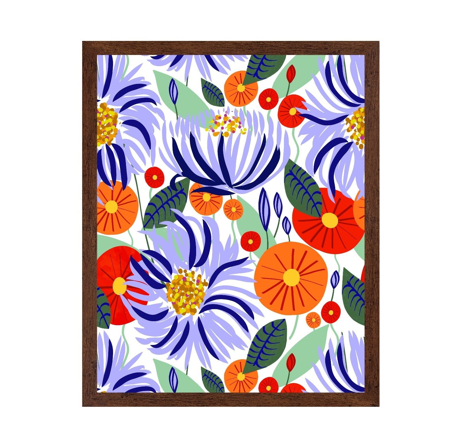Bold Floral Garden Pattern