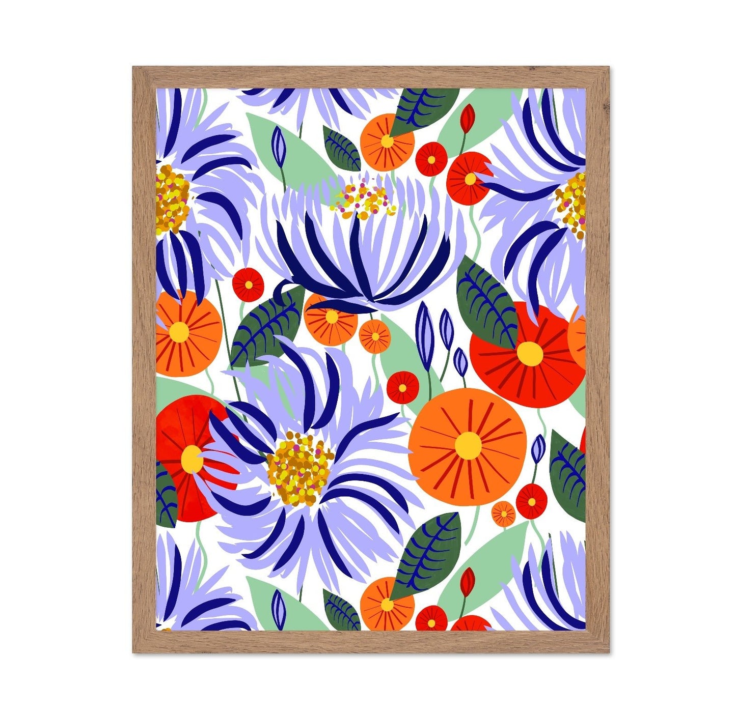 Bold Floral Garden Pattern