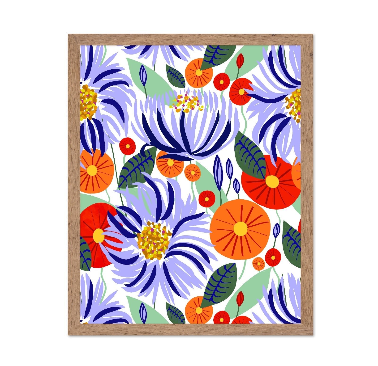 Bold Floral Garden Pattern