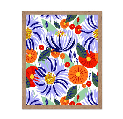 Bold Floral Garden Pattern