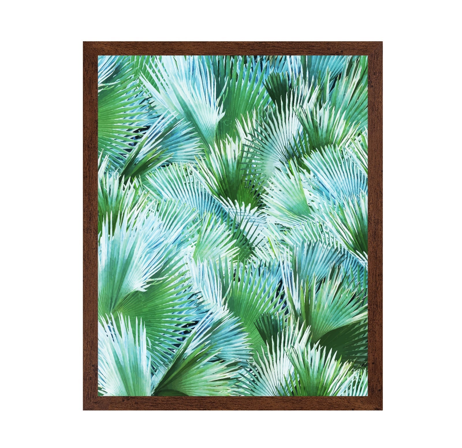 Tropical Palm Fan Pattern