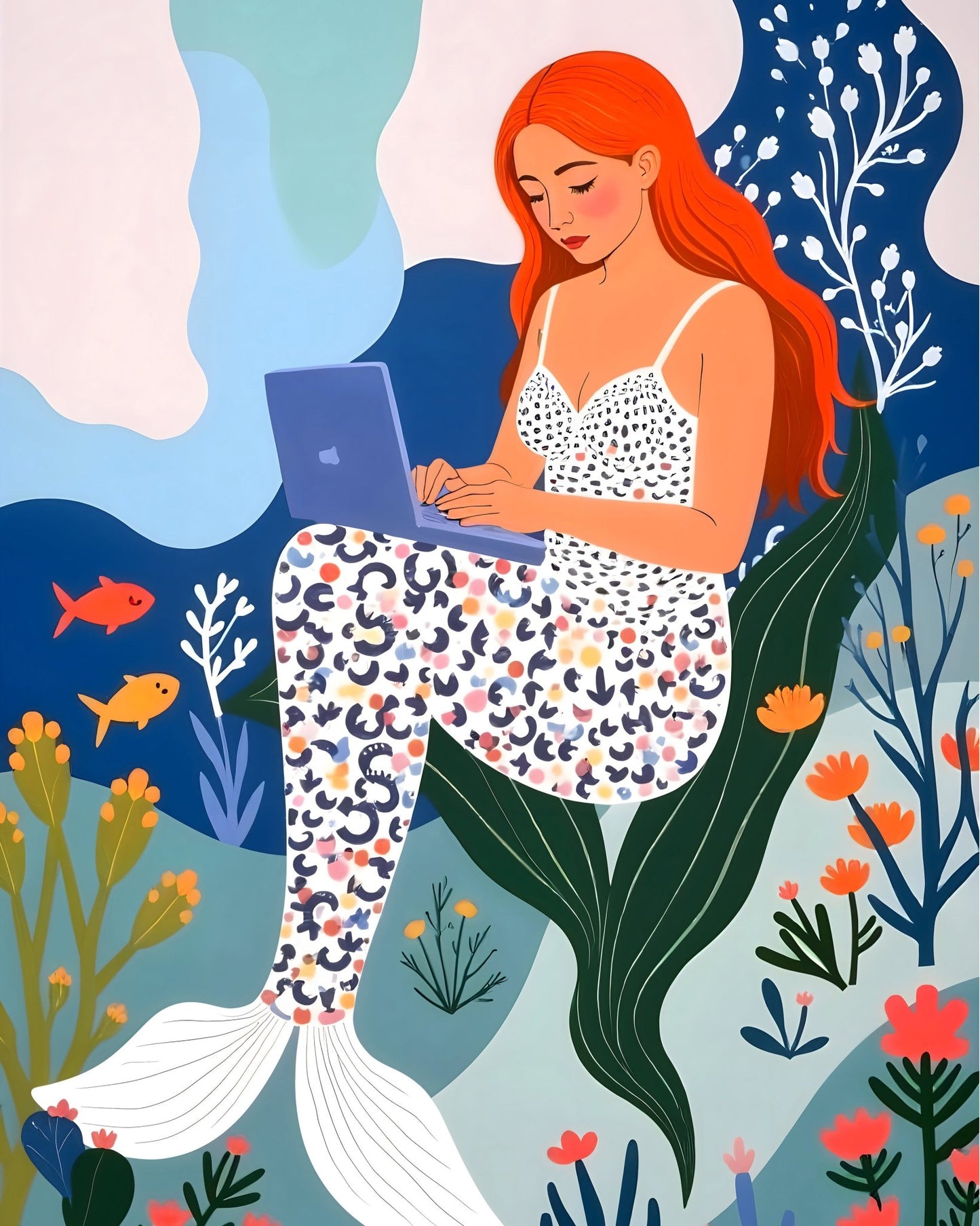 Mermaid Laptop Dream