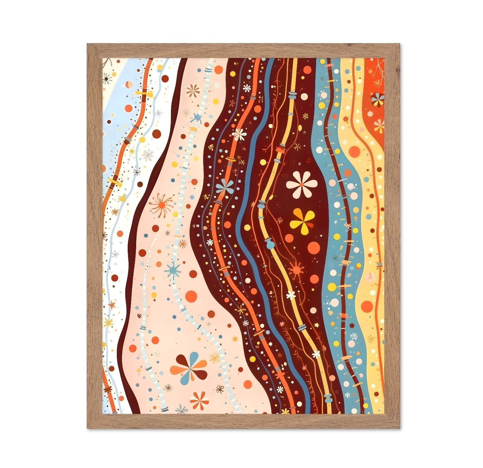 Retro Abstract Waves