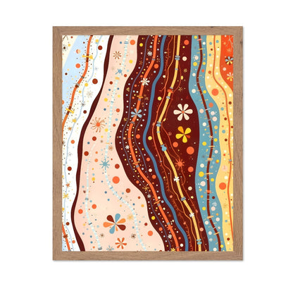 Retro Abstract Waves