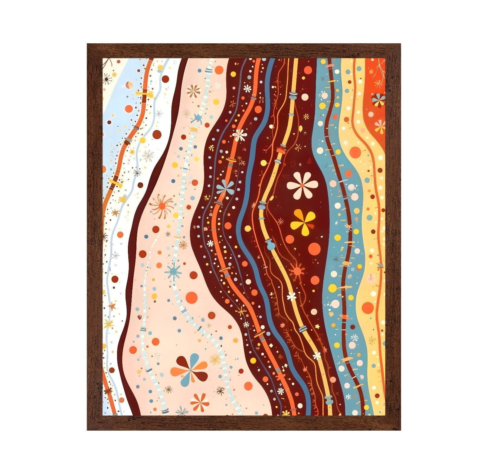Retro Abstract Waves