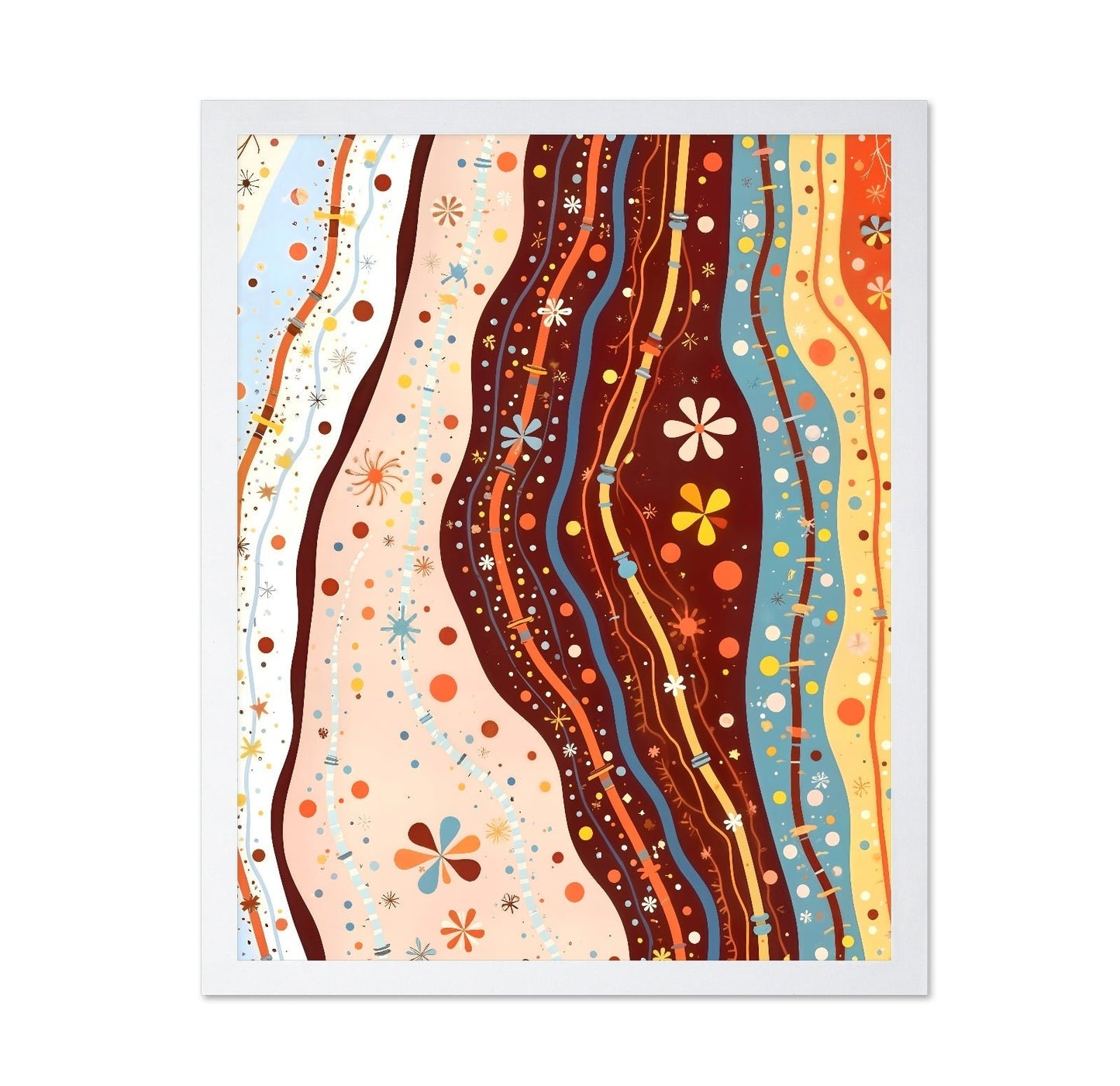 Retro Abstract Waves