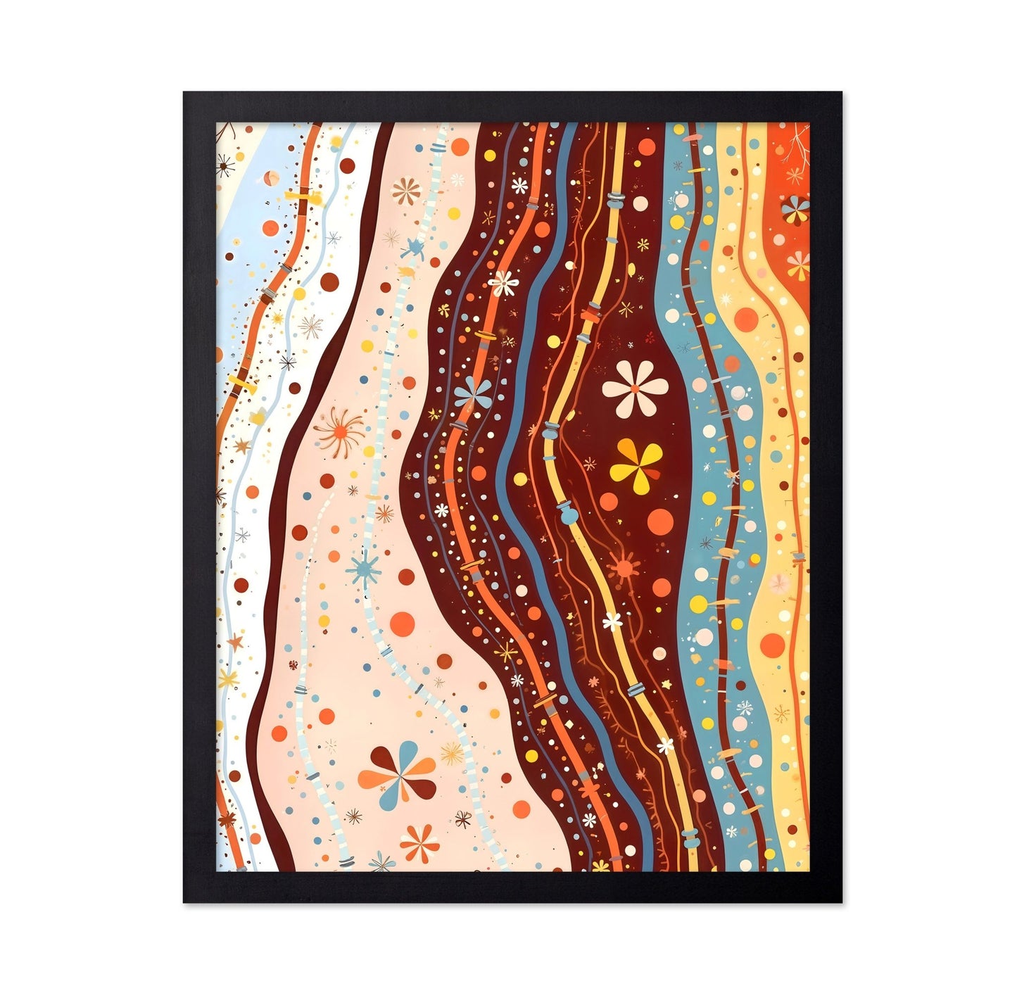 Retro Abstract Waves