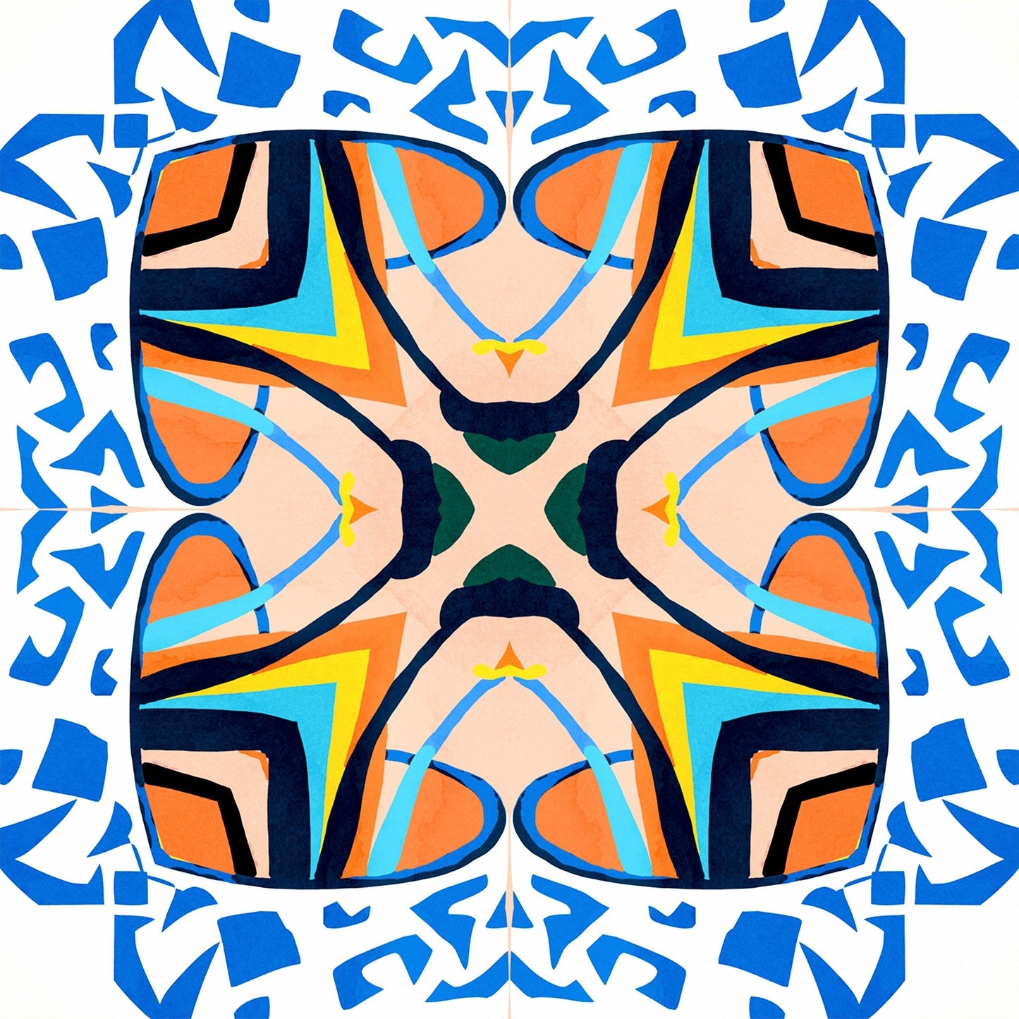 Geometric Kaleidoscope Pattern