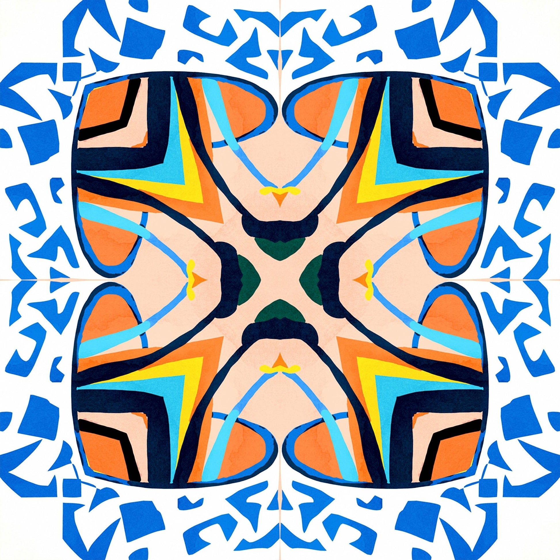 Geometric Kaleidoscope Pattern
