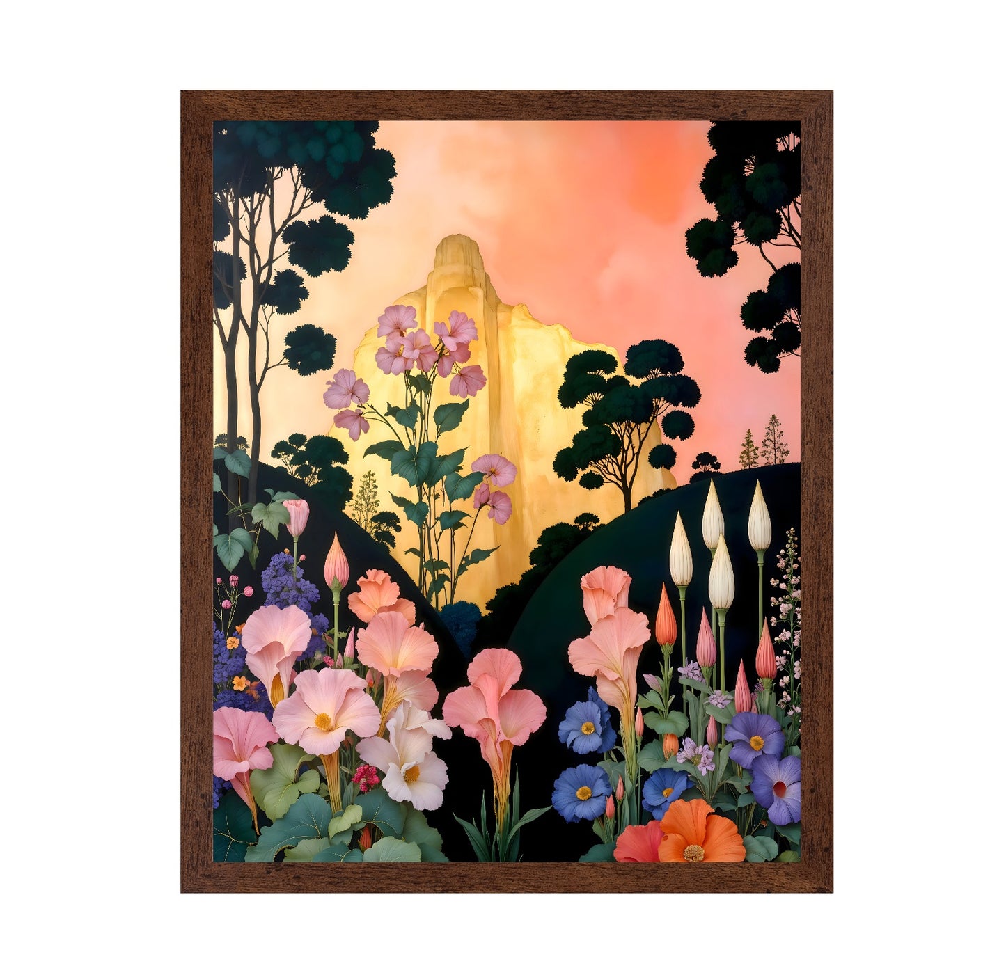 Floral Mountain Dreamscape