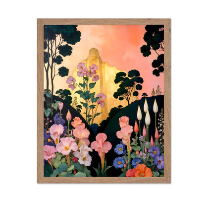 Floral Mountain Dreamscape
