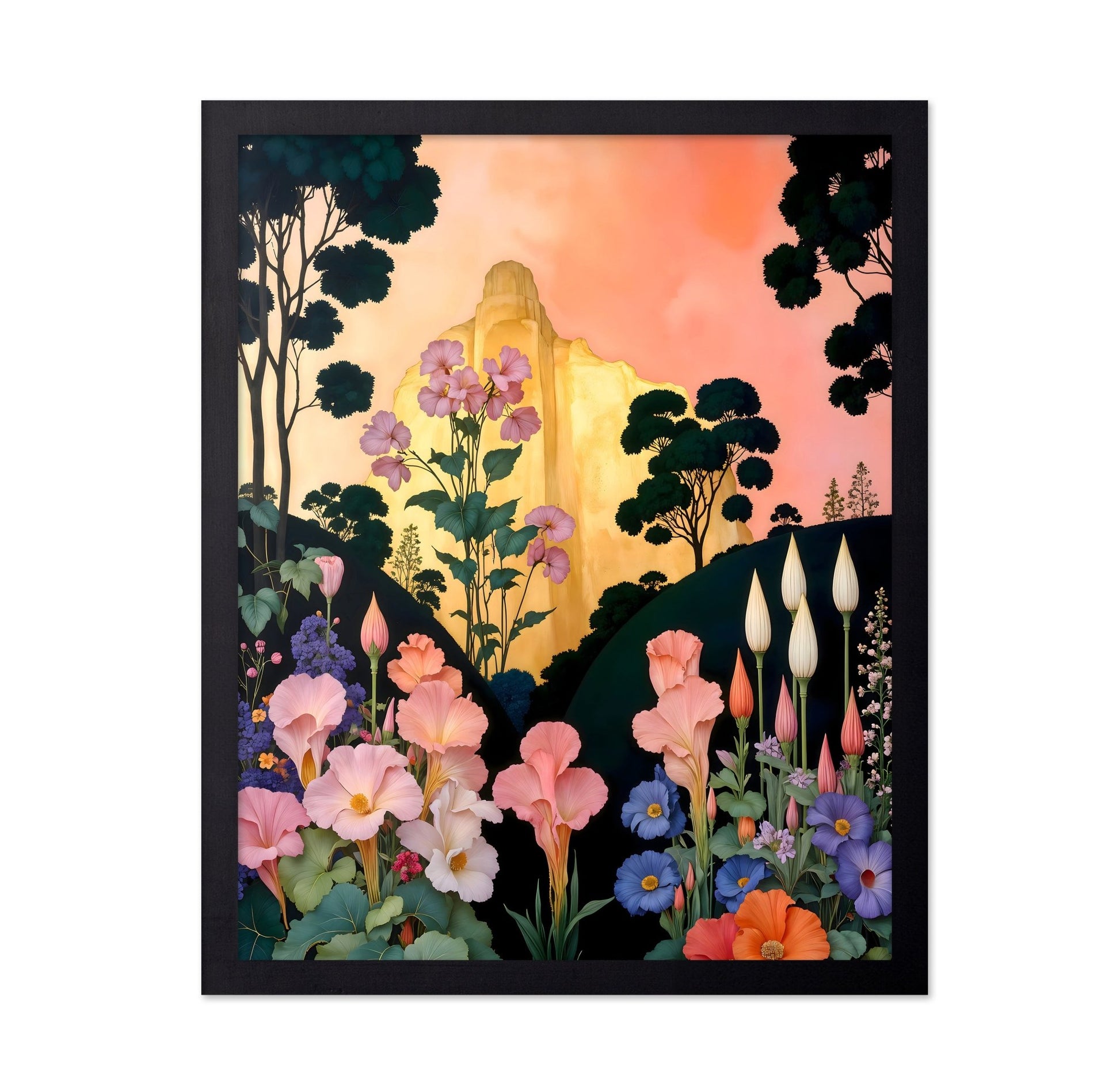 Floral Mountain Dreamscape