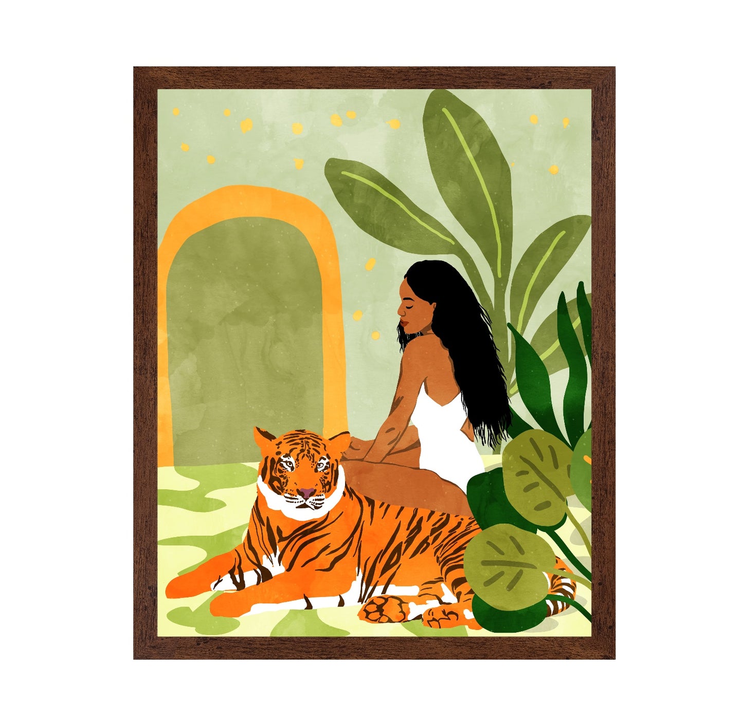Woman With Tiger No2