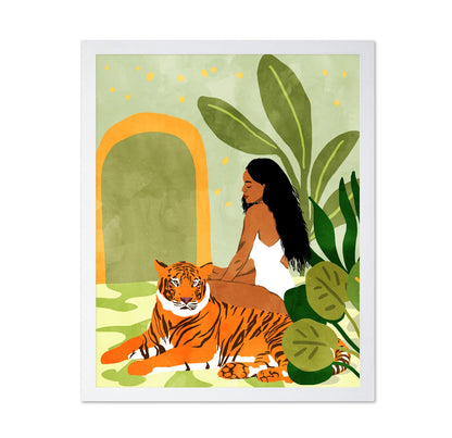 Woman With Tiger No2