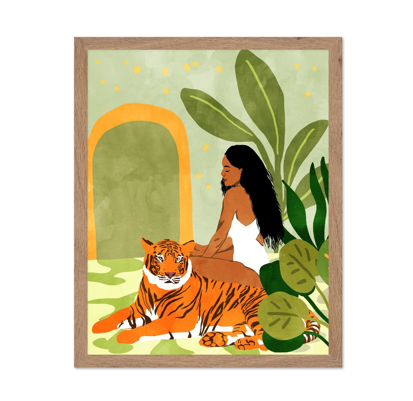 Woman With Tiger No2