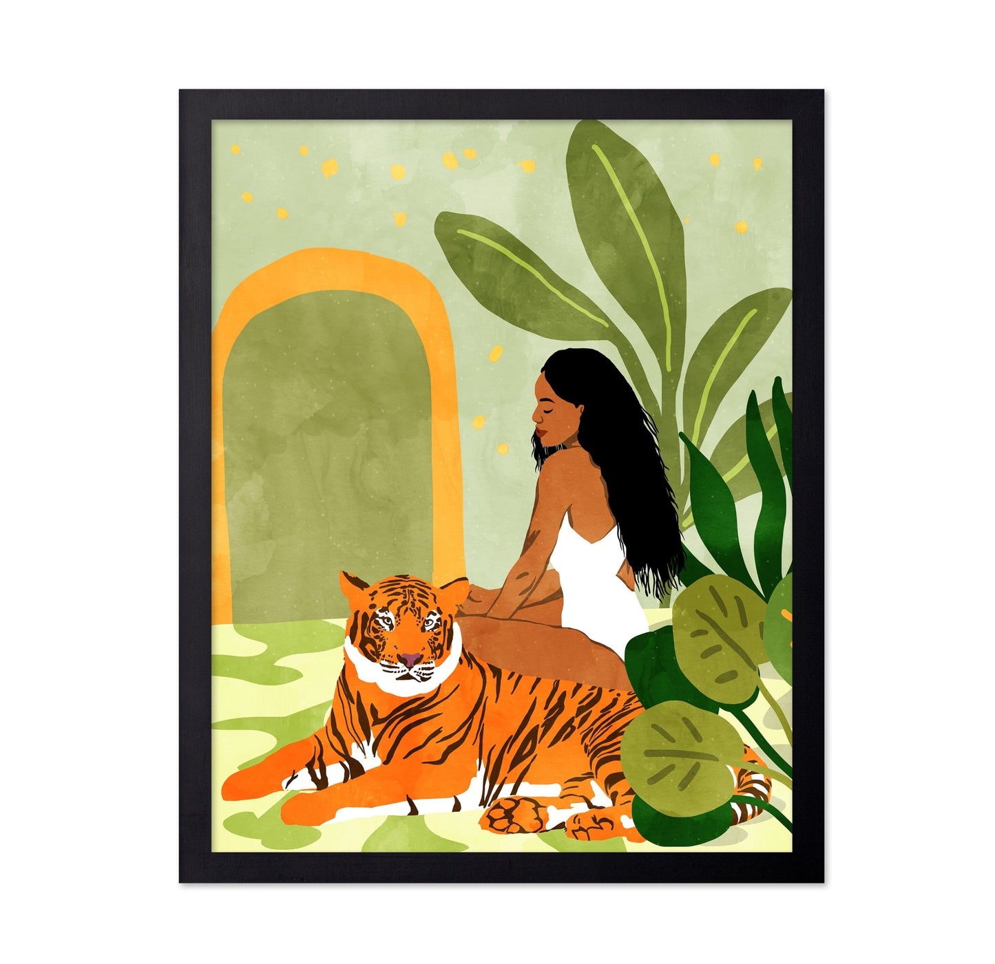 Woman With Tiger No2
