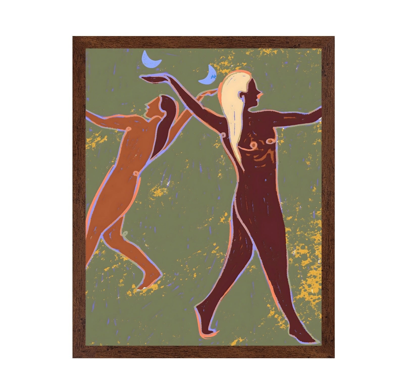 Abstract Dancing Figures