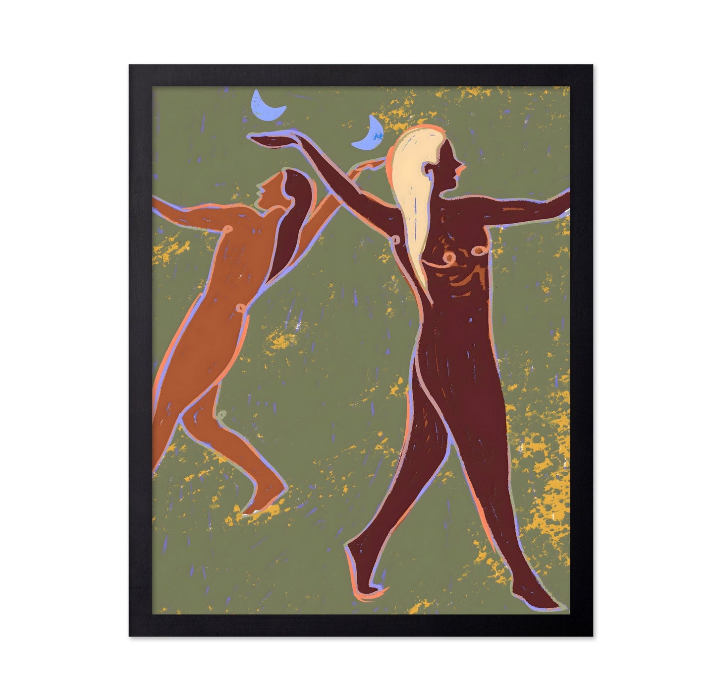 Abstract Dancing Figures