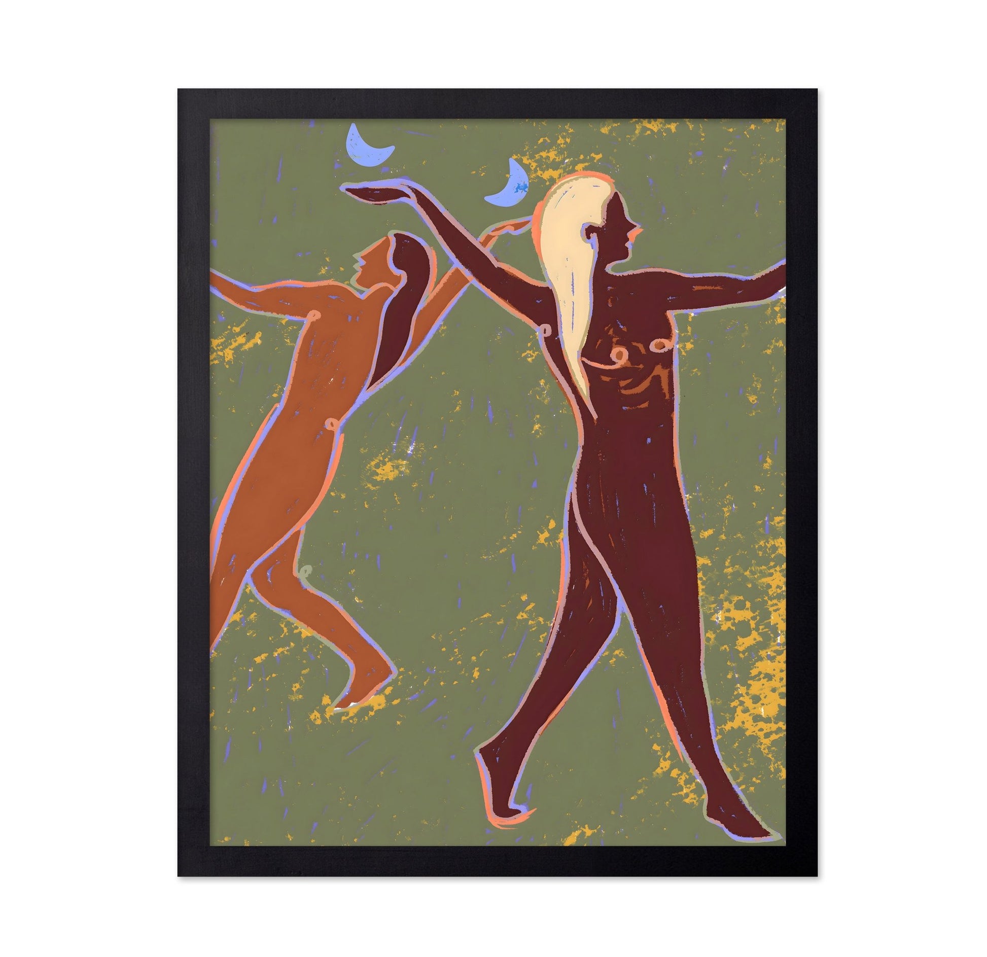 Abstract Dancing Figures
