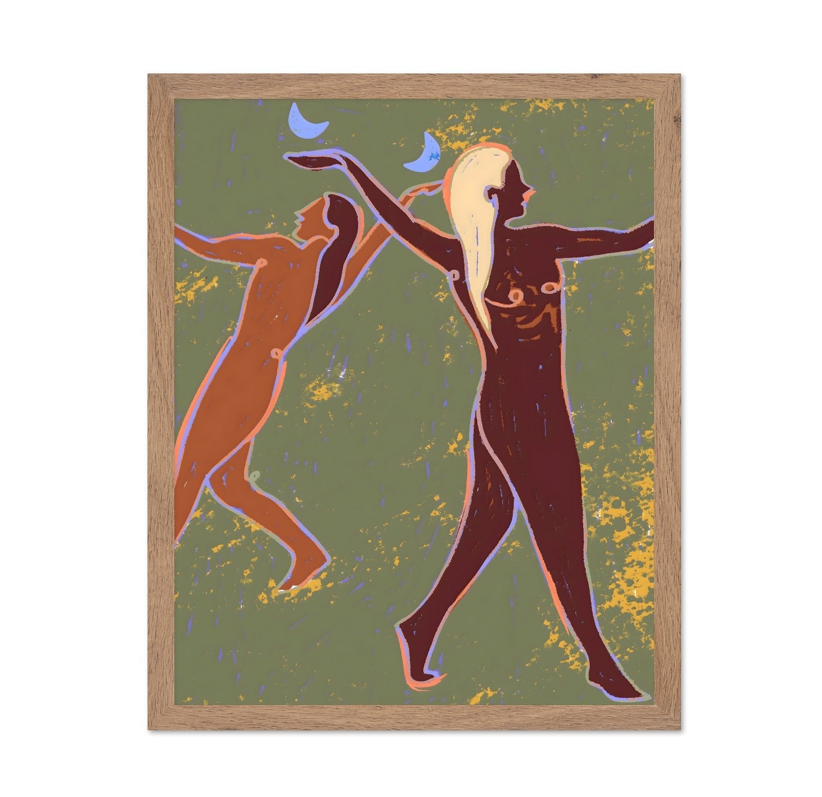 Abstract Dancing Figures