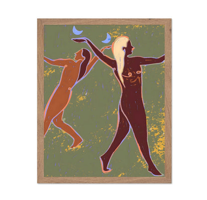 Abstract Dancing Figures