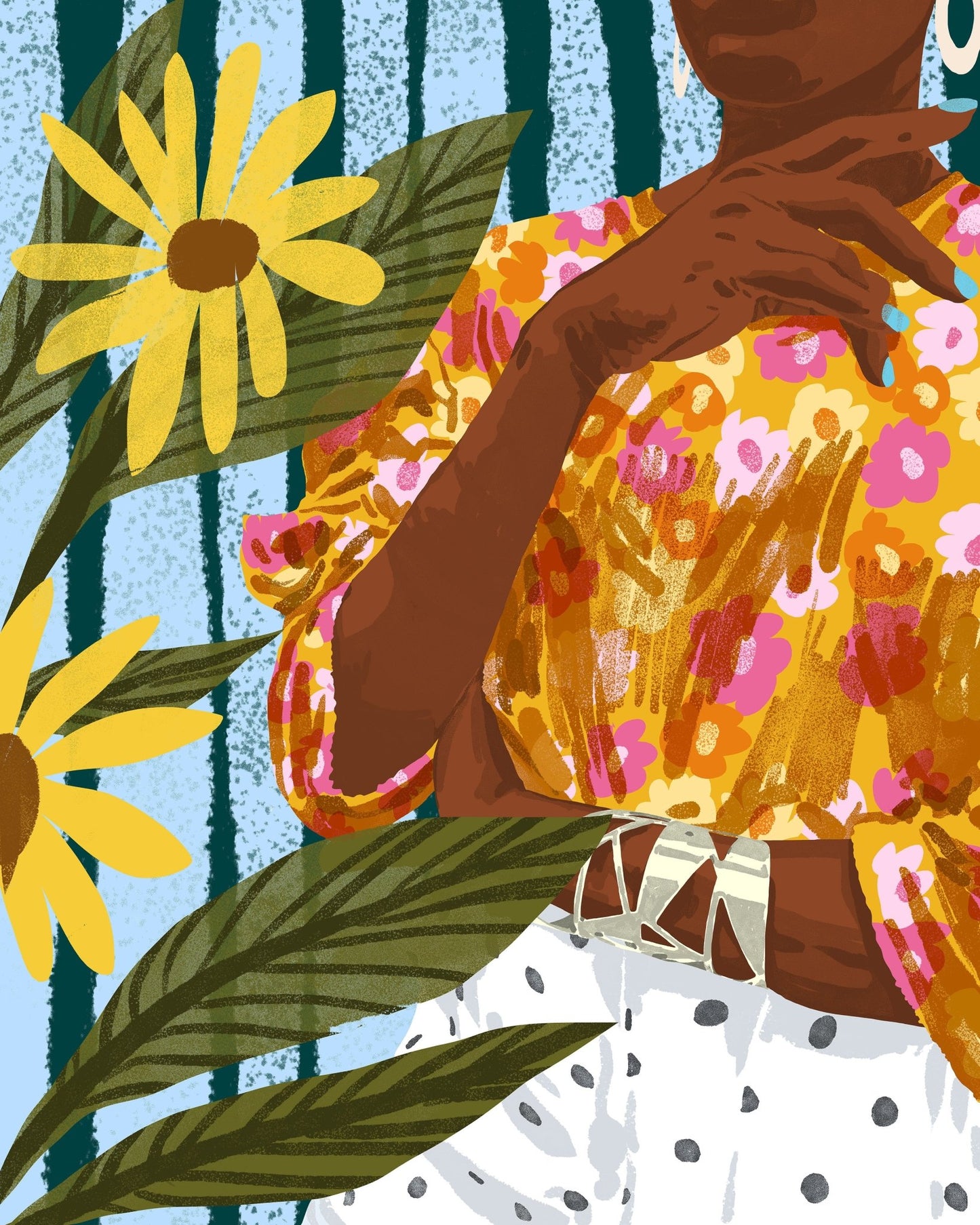 Floral Fashion Portrait