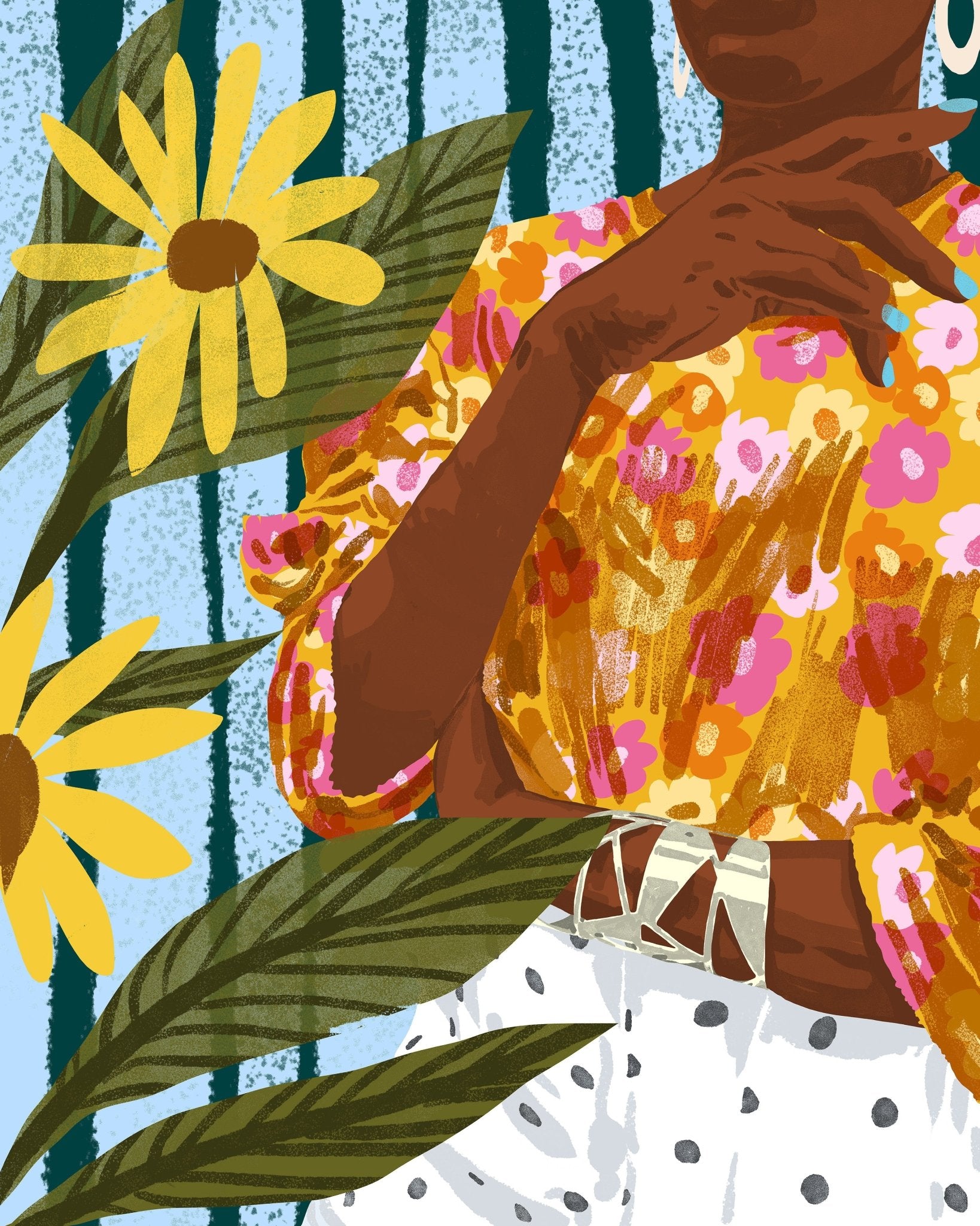 Floral Fashion Portrait