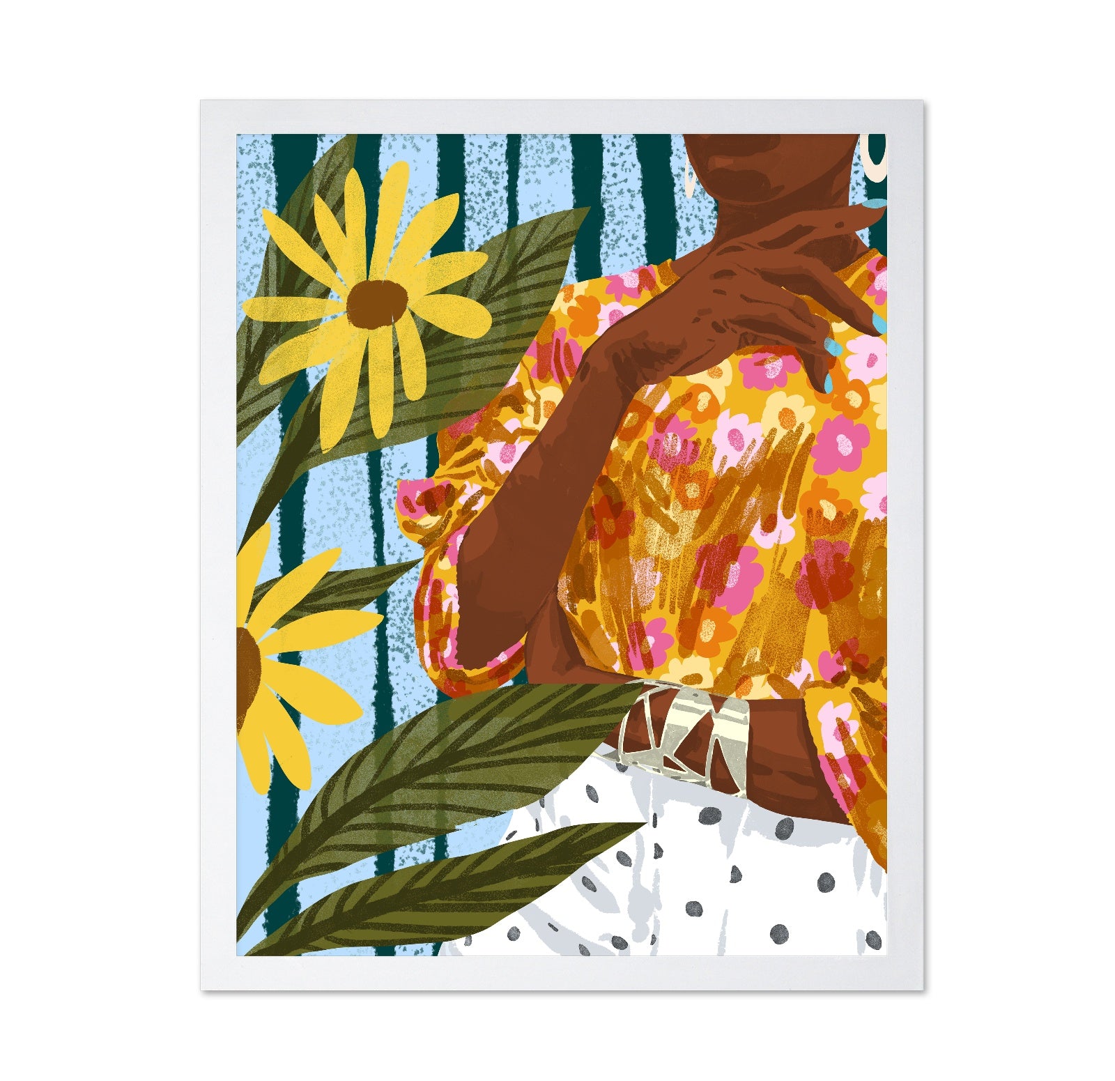 Floral Fashion Portrait