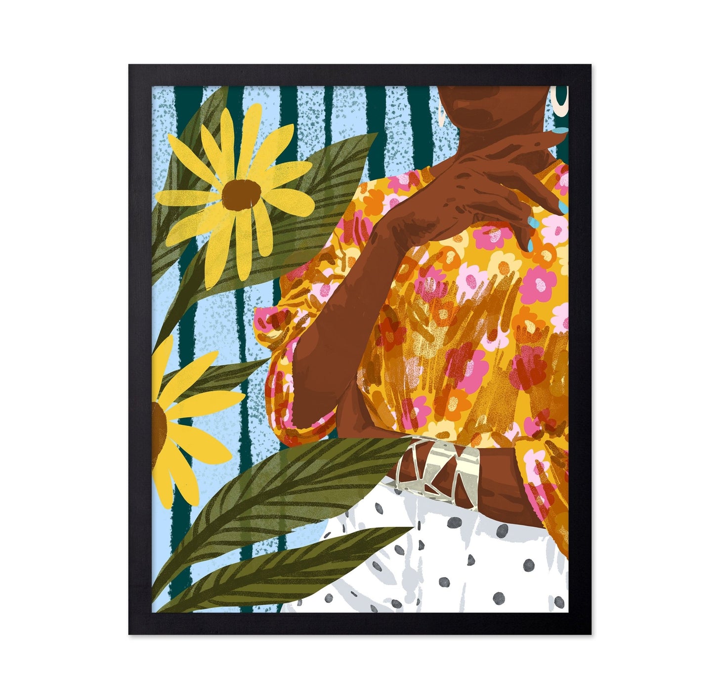 Floral Fashion Portrait