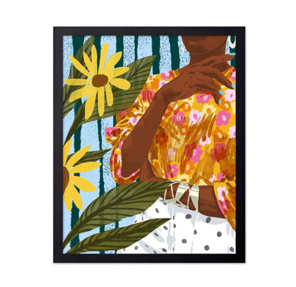 Floral Fashion Portrait