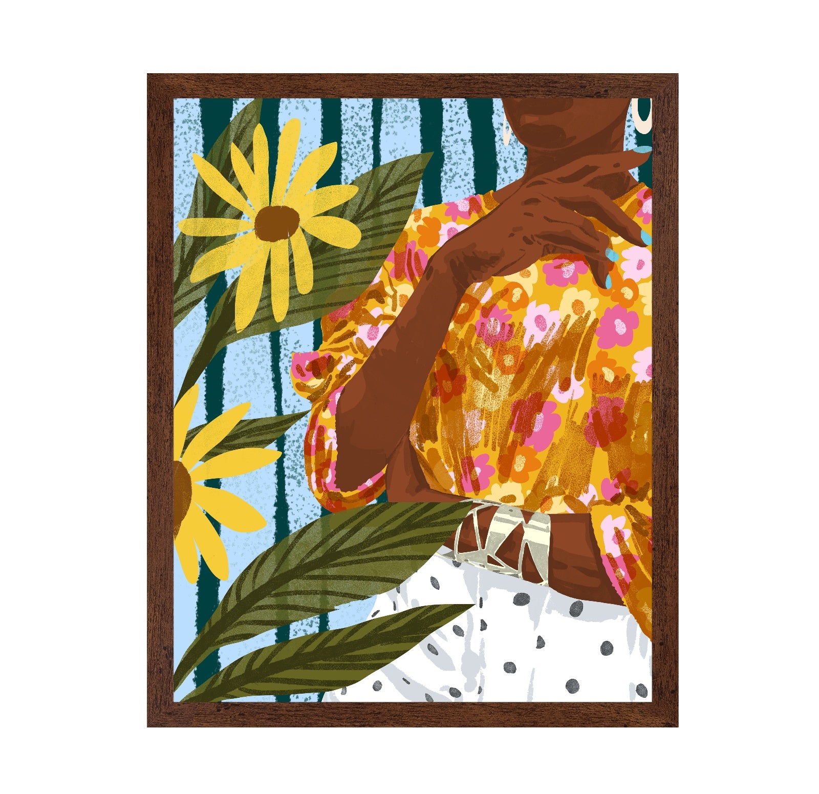 Floral Fashion Portrait