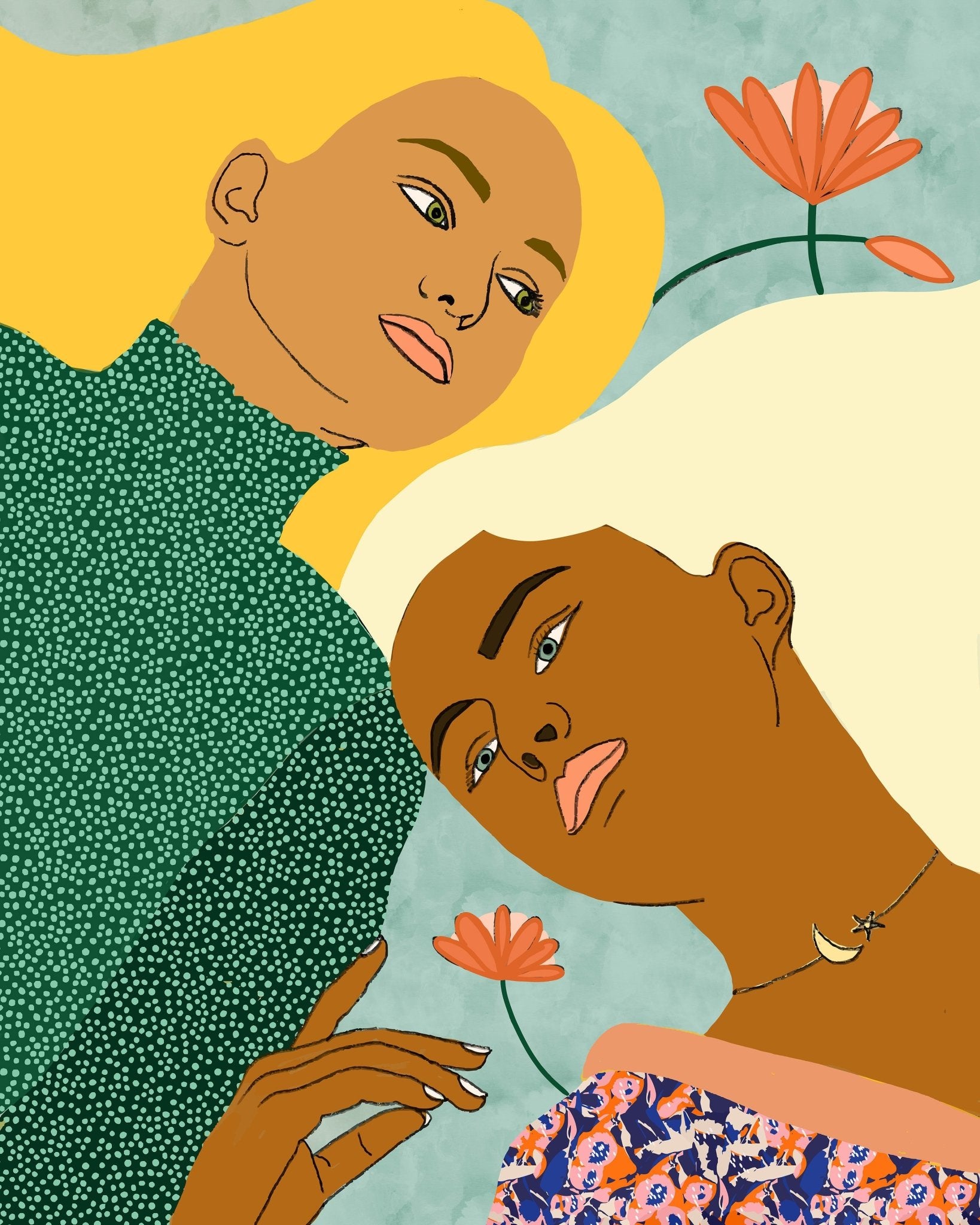 Two Women Portrait No2