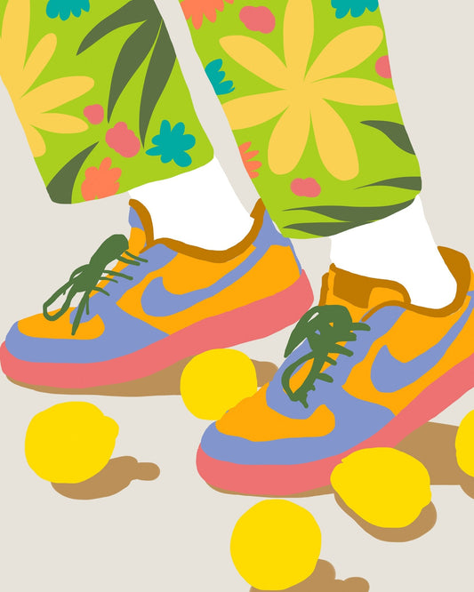 Colorful Sneakers Style