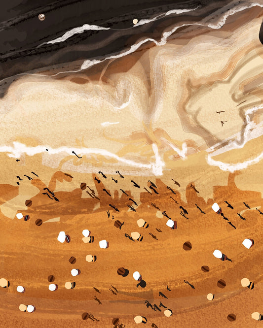Abstract Beach Shore