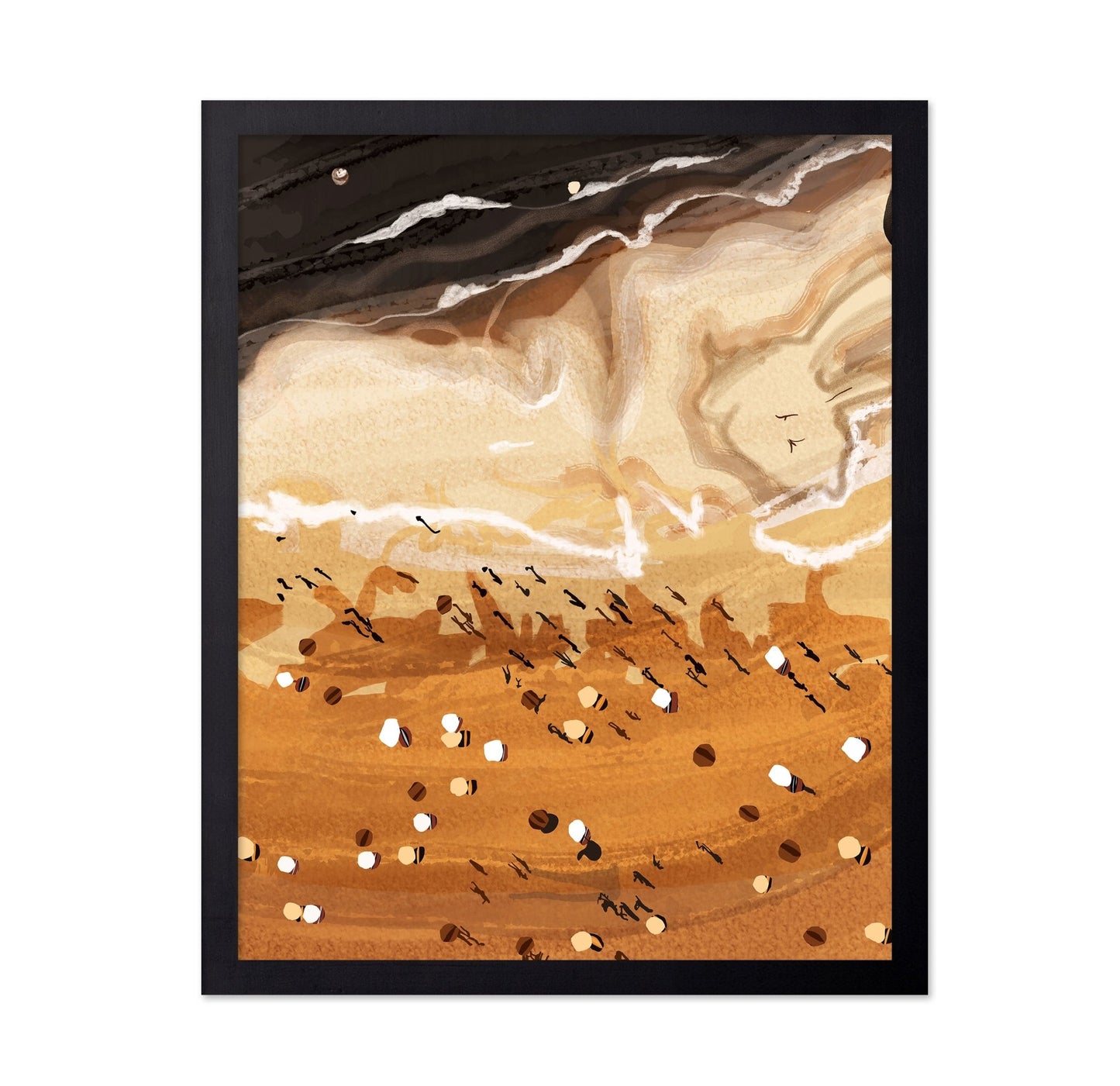 Abstract Beach Shore
