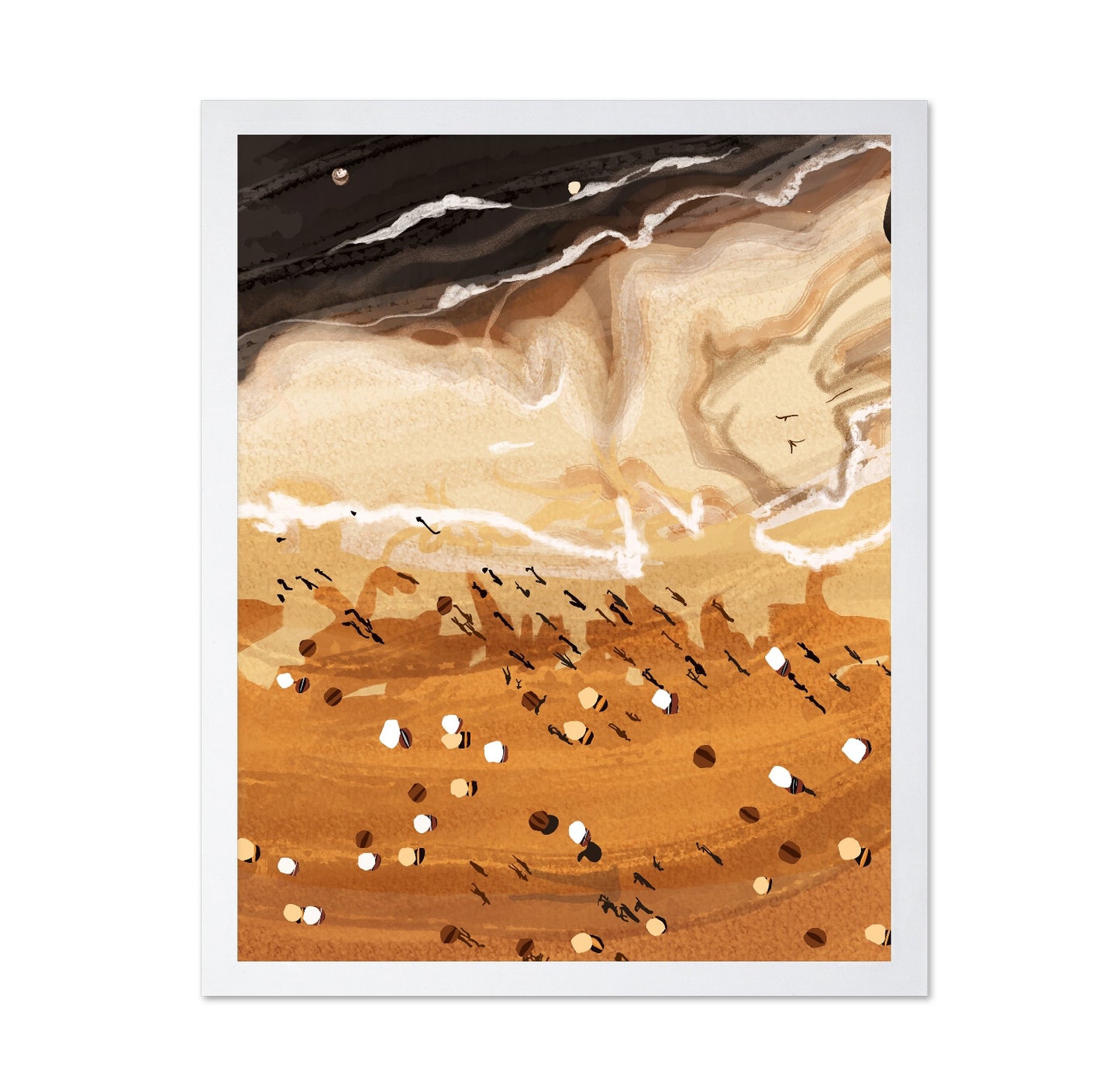 Abstract Beach Shore