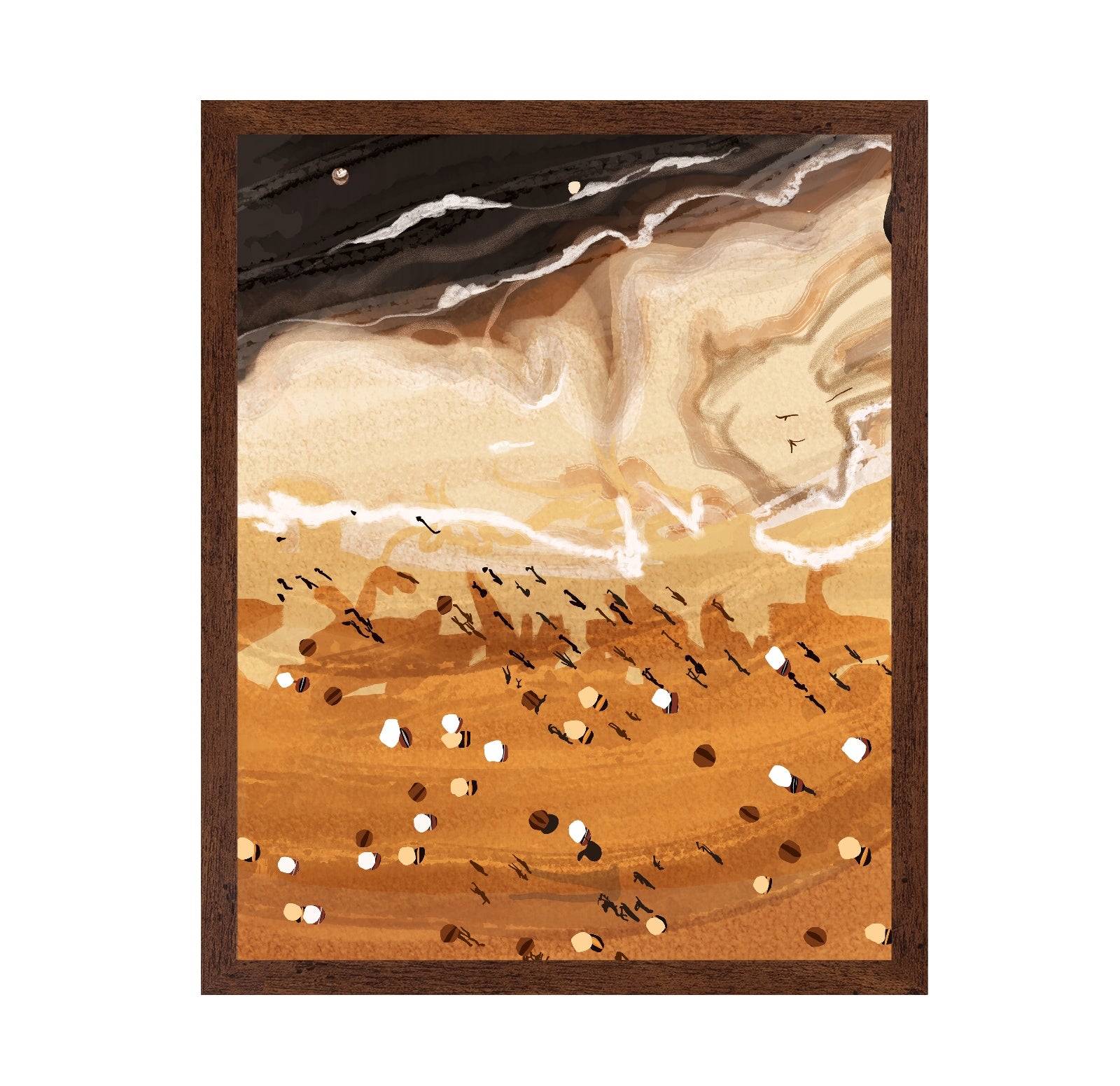 Abstract Beach Shore