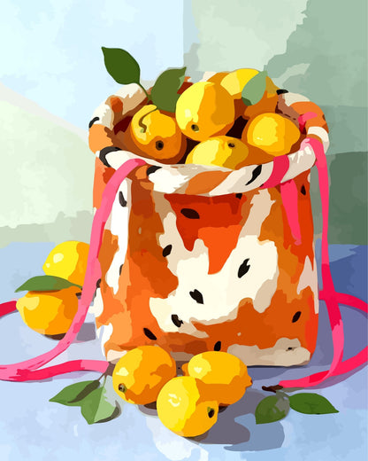 Lemon Basket Still Life