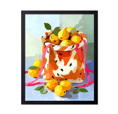 Lemon Basket Still Life
