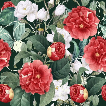Vintage Camellia Bloom