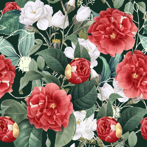 Vintage Camellia Bloom