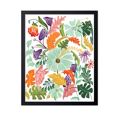 Colorful Floral Leaves